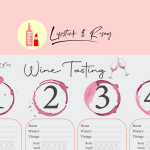 12 x 16 Printable Wine Tasting Placemat, ¡Aprende a degustar el vino como un profesional!