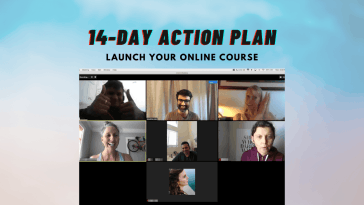 14-Day Action Plan inicie su curso en línea y obtenga estudiantes que paguen