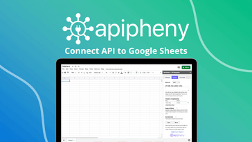 Apipheny, ahorre tiempo y elimine las exportaciones de datos manuales automatizando las importaciones de datos de API en Google Sheets.