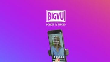 BIGVU, Su estudio de televisión personal, con un teleprompter profesional, subtítulos y edición