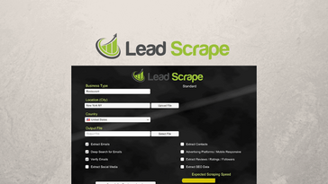 Lead Scrape, Busca encontrar nuevos clientes potenciales para su negocio