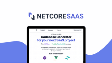 NetcoreSaaS, No vuelva a empezar desde cero desarrollando funciones que casi todas las aplicaciones SaaS necesitan.