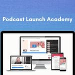 Podcast Launch Academy, es su curso paso a paso para crear, lanzar y hacer crecer un podcast irresistible que construye su marca y su negocio.