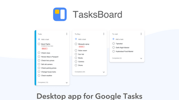 TasksBoard, es una aplicación web que le permite administrar sus tareas de Google en un tablero Kanban de pantalla completa.