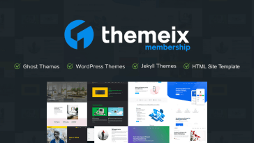 Themeix es una biblioteca de temas de sitios web receptivos y amigables con SEO.