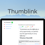 Thumblink, genera más tráfico a su sitio web con miniaturas de enlaces automáticas.
