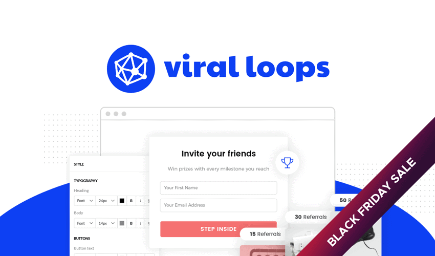 Viral Loops, Personalice las campañas de referencia en minutos