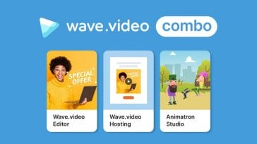 Wave.video, Una suite de edición de video con todas las funciones con activos de stock, plantillas y alojamiento ágil