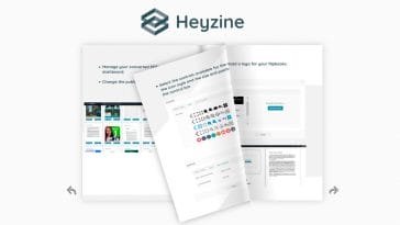 Heyzine Flipbooks, es un creador de folioscopios que le permite crear impresionantes revistas, catálogos, folletos entre otros.