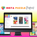 Insta Puzzle Perfect, es un curso en línea que le muestra cómo dominar la creación de hermosos rompecabezas de Instagram