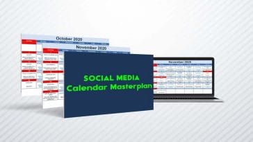 Social Media Calendar Masterplan, Más de 365 días de plan maestro de calendario de redes sociales.