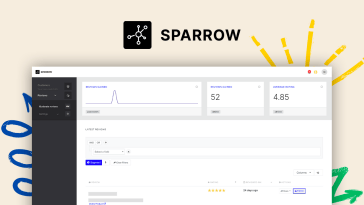 Sparrow, Aumente los ingresos de su tienda WooCommerce en un 30% con las reseñas de los clientes.
