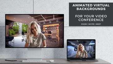 Virtual Backgrounds for Video Conferencing, Los entornos virtuales 3D.