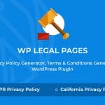 WP Legal Pages, genera más de 25 páginas de políticas, incluida la política de privacidad, los términos de uso, las divulgaciones de afiliados y más.